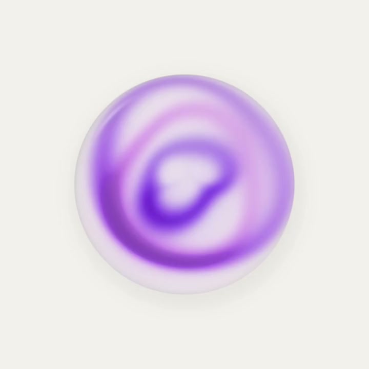 Callum’s orb, swirls of purple