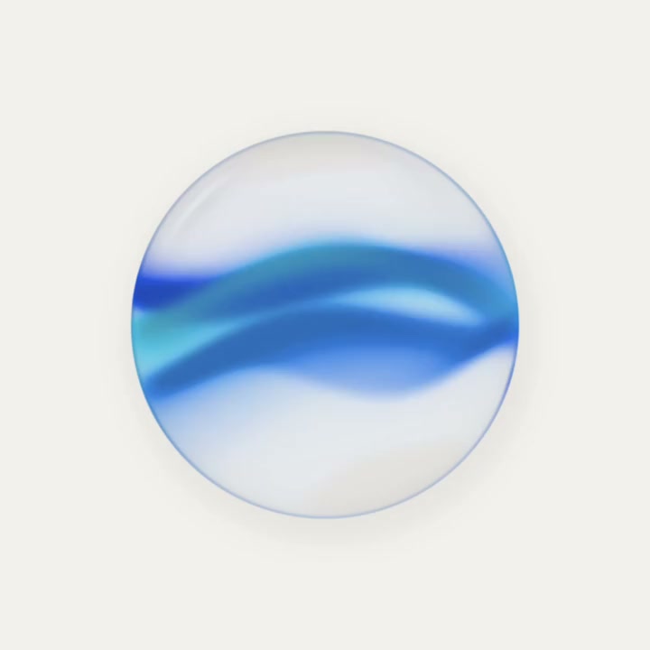 Ivy’s orb, swirls of blue